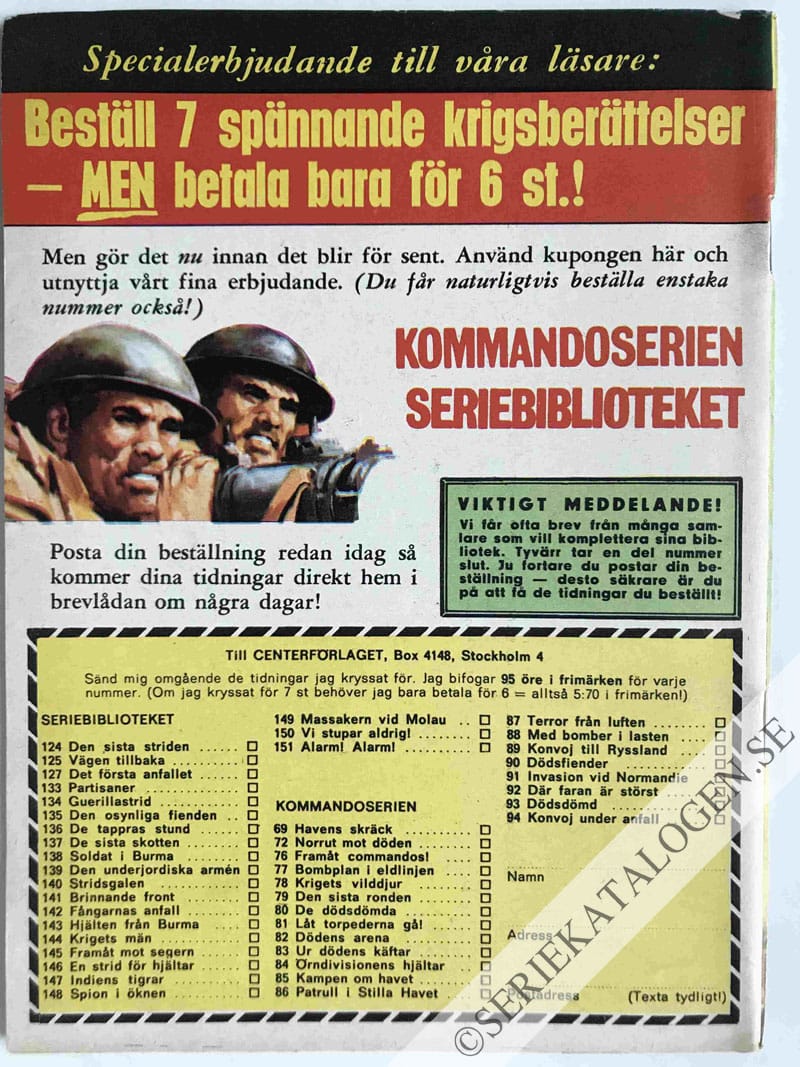 Baksida på Spitfire-klanen (1966)