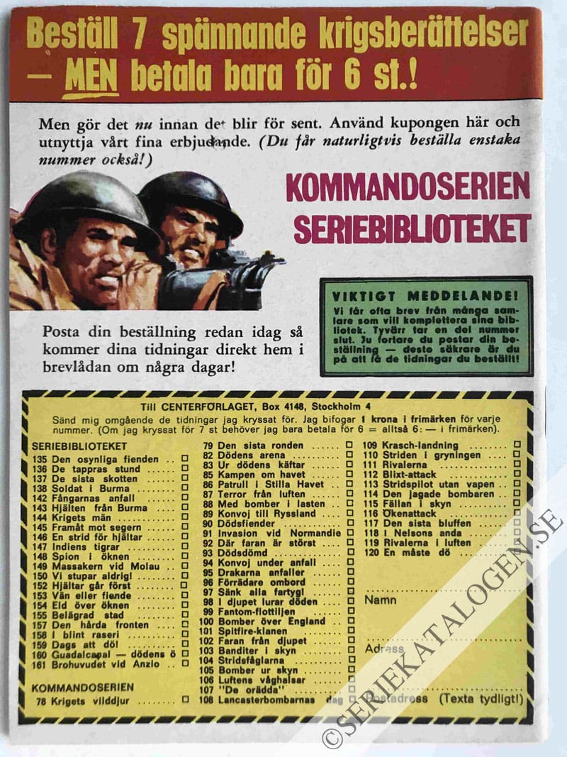 Baksida på Där döden lurar! (1967)