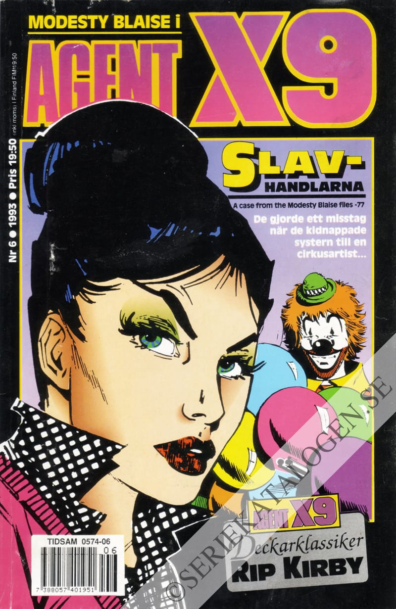 Framsida på Agent X9 #6 (1993)