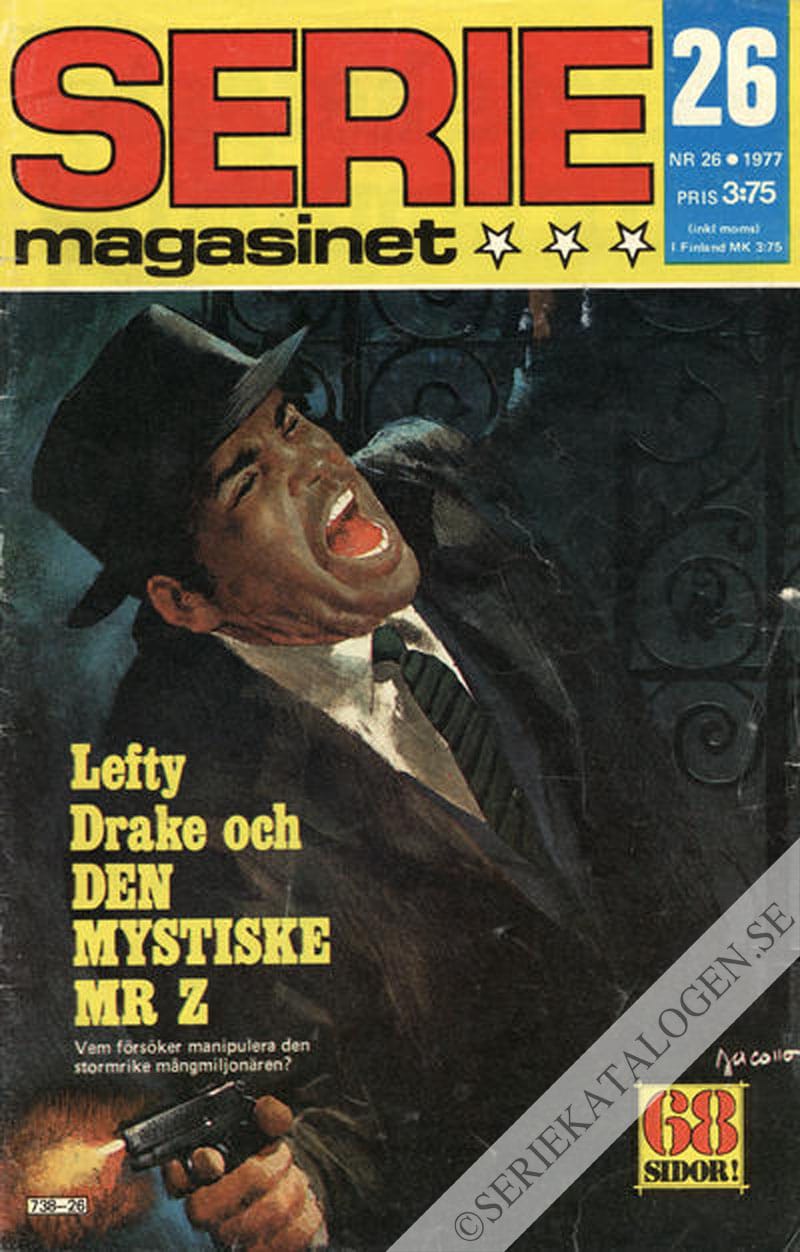 Framsida på Seriemagasinet #26 (1977)