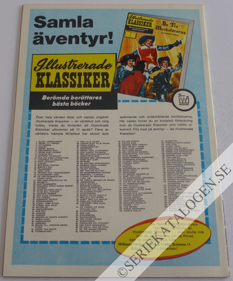 Baksida på Riddaren och häxan (1969)