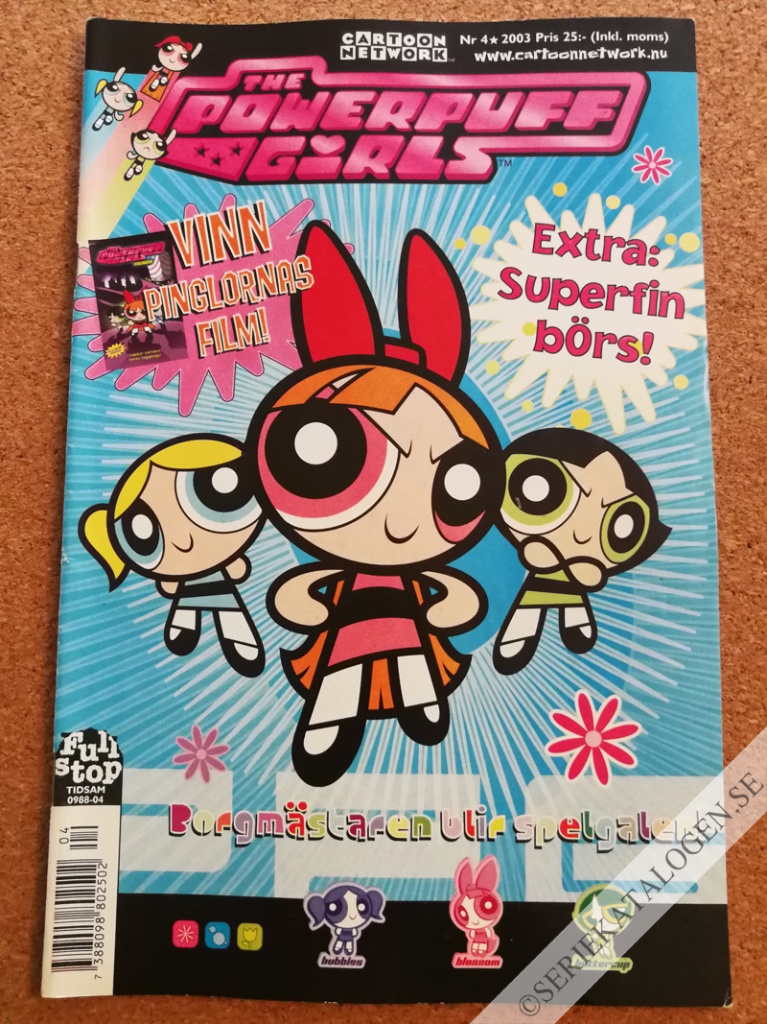 Framsida på The Powerpuff Girls #4 (2003)