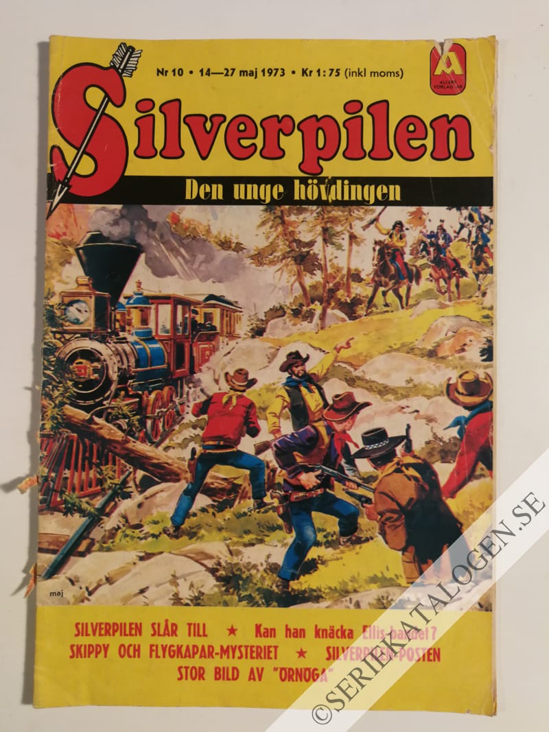 Framsida på Silverpilen #10 (1973)