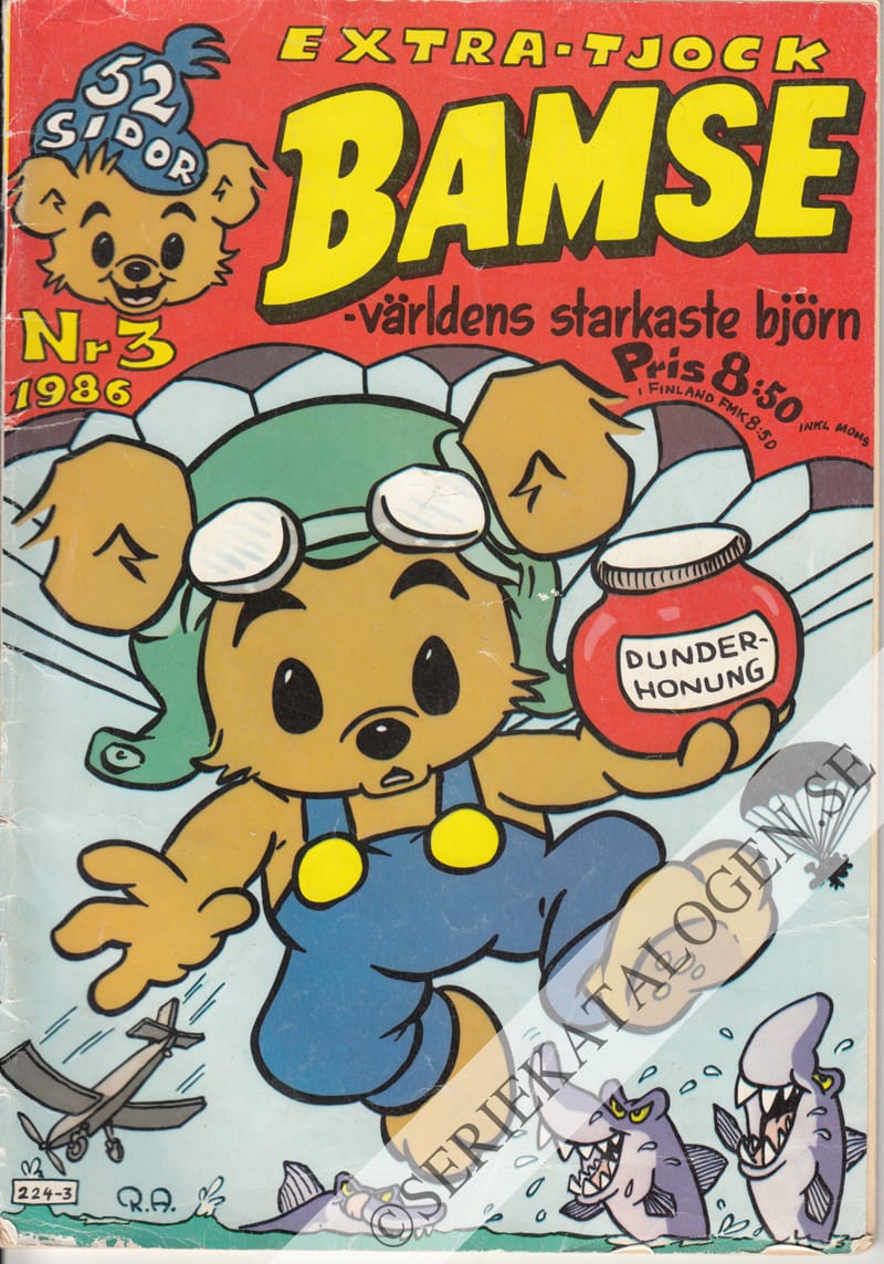 Framsida på Bamse #3 (1986)