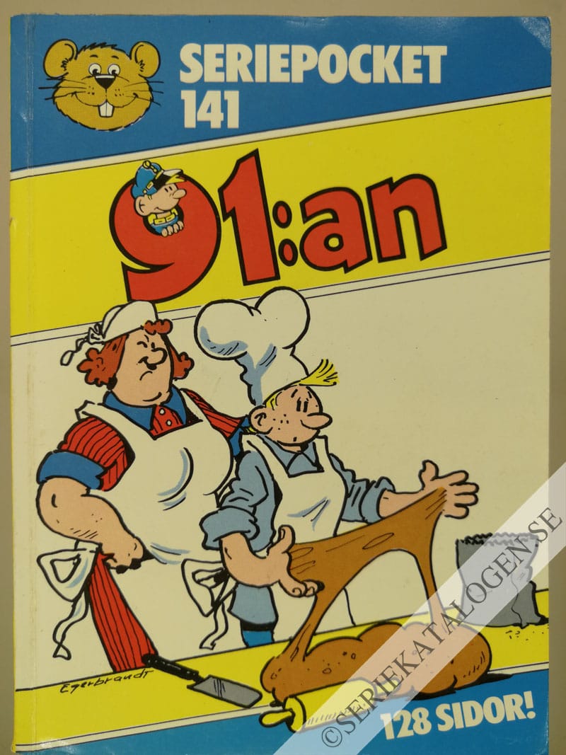 Framsida på Seriepocket #141 - 91:an (1984)