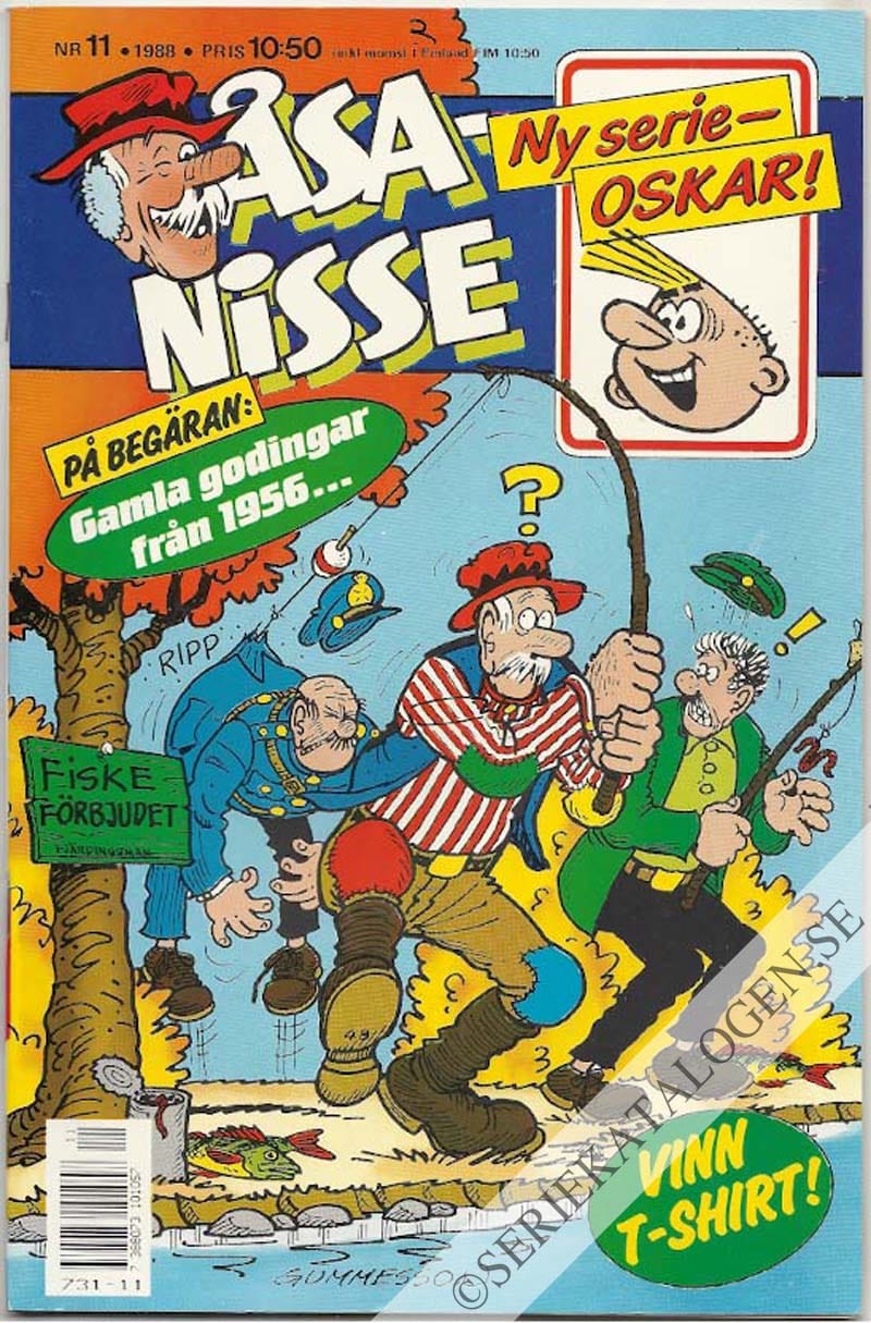 Framsida på Åsa-Nisse #11 (1988)