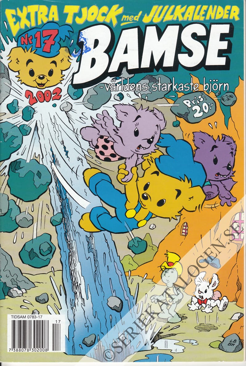 Framsida på Bamse #17 (2002)