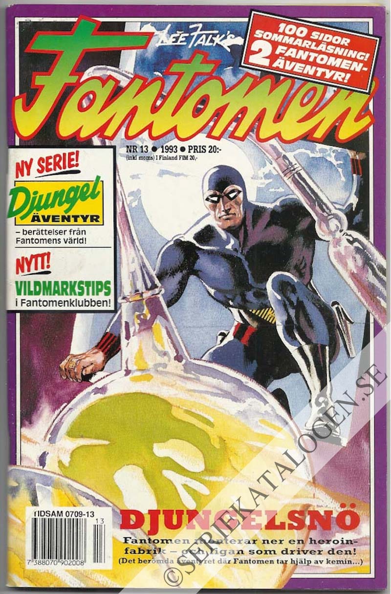 Framsida på Fantomen #13 (1993)