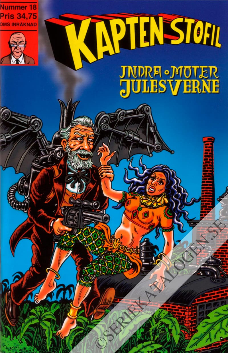 Framsida på Kapten Stofil #18 (2005)