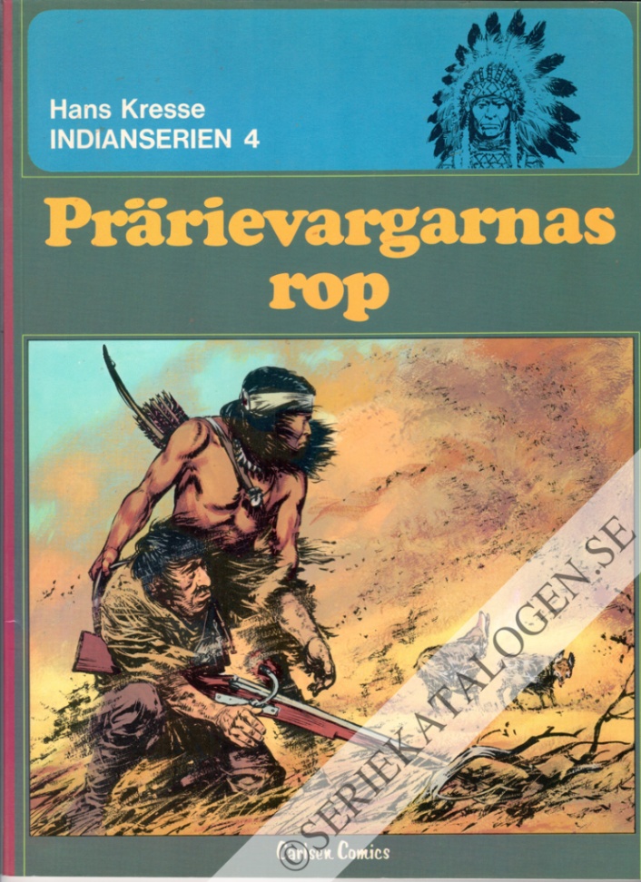 Framsida på Indianserien Prärievargarnas rop (1978)