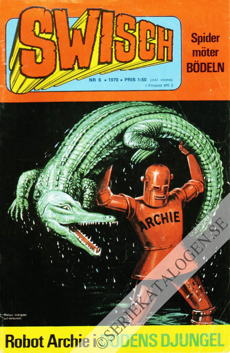 Framsida på Swisch #6 (1970)