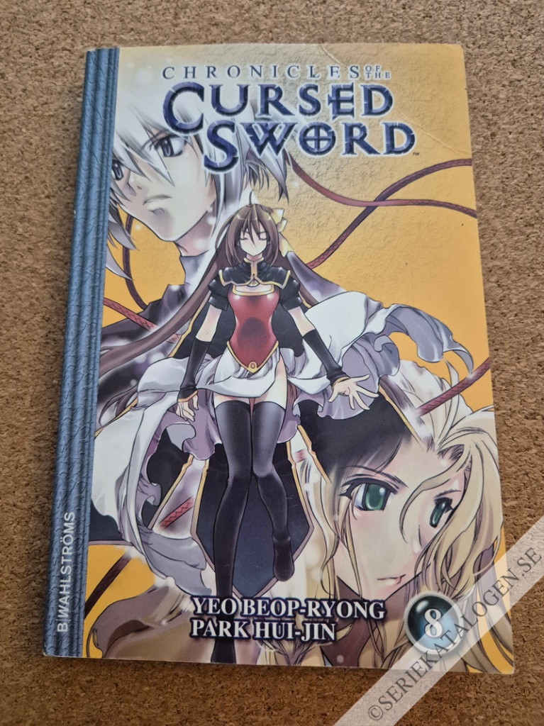 Framsida på Chronicles of the cursed sword #8 (2007)