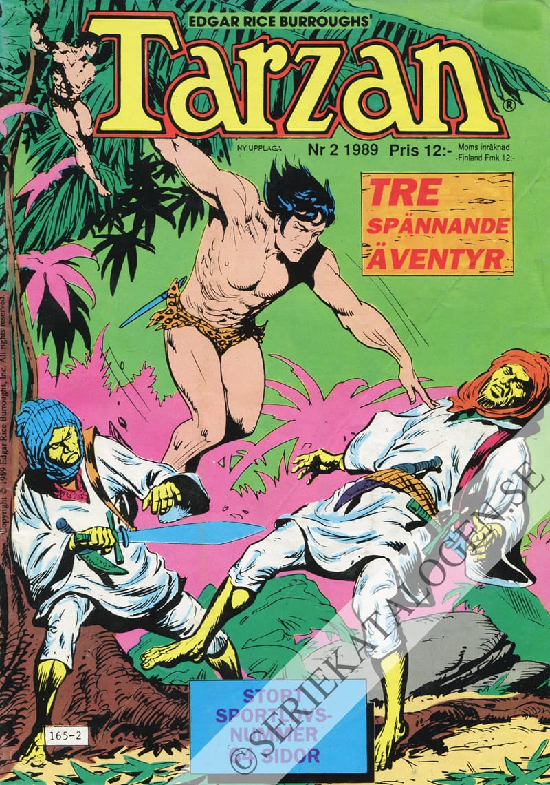 Framsida på Tarzan #2 (1989)