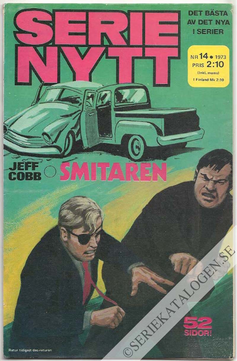 Framsida på Serie-Nytt #14 (1973)