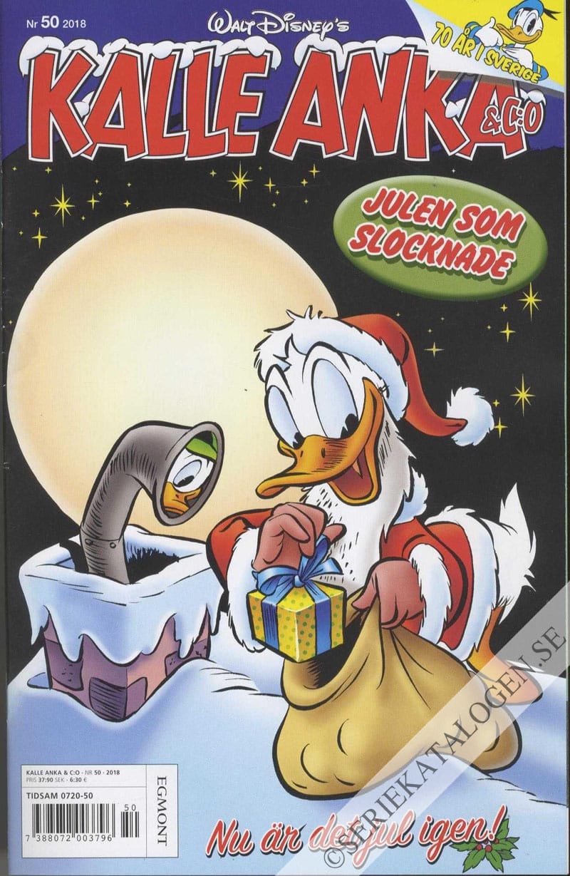 Framsida på Kalle Anka & C:o #50 (2018)