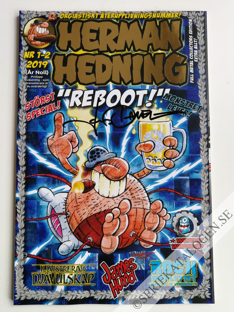 Framsida på Herman Hedning #1-2 (2019) (variant)