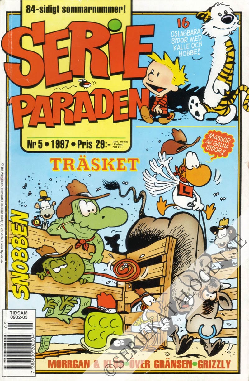 Framsida på Serie-paraden #5 (1997)