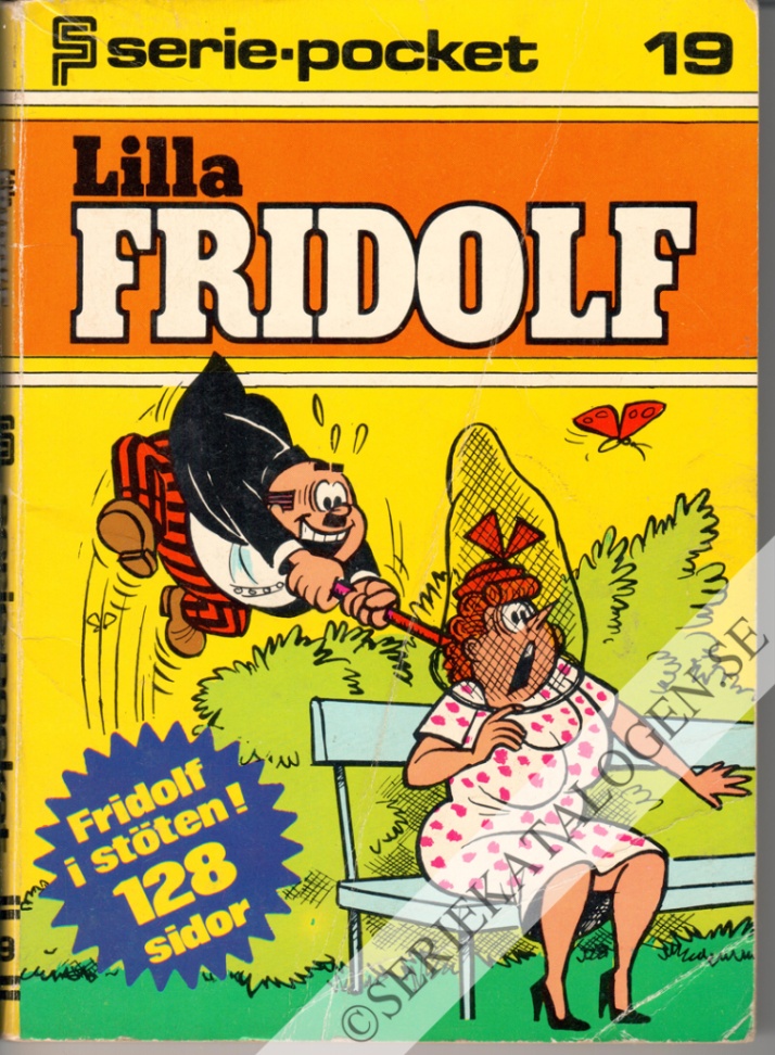 Framsida på Seriepocket Lilla Fridolf (1974)
