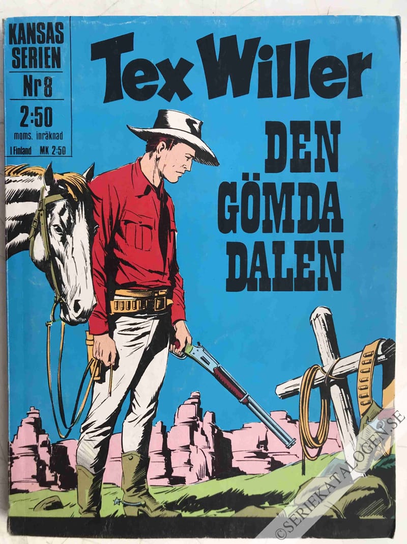 Framsida på Kansasserien Den gömda dalen (1971)