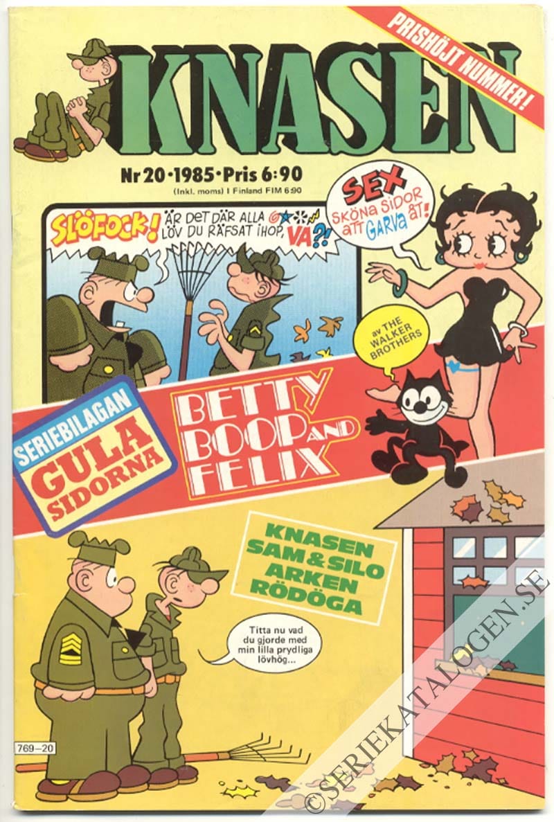 Framsida på Knasen #20 (1985)