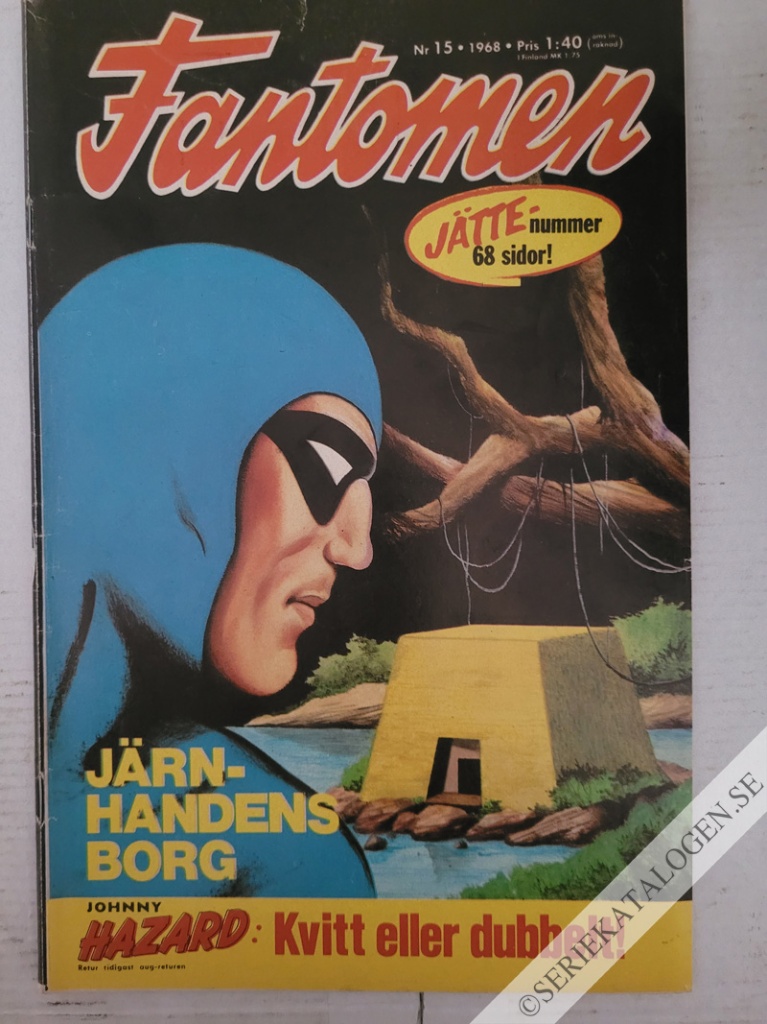 Framsida på Fantomen #15 (1968)