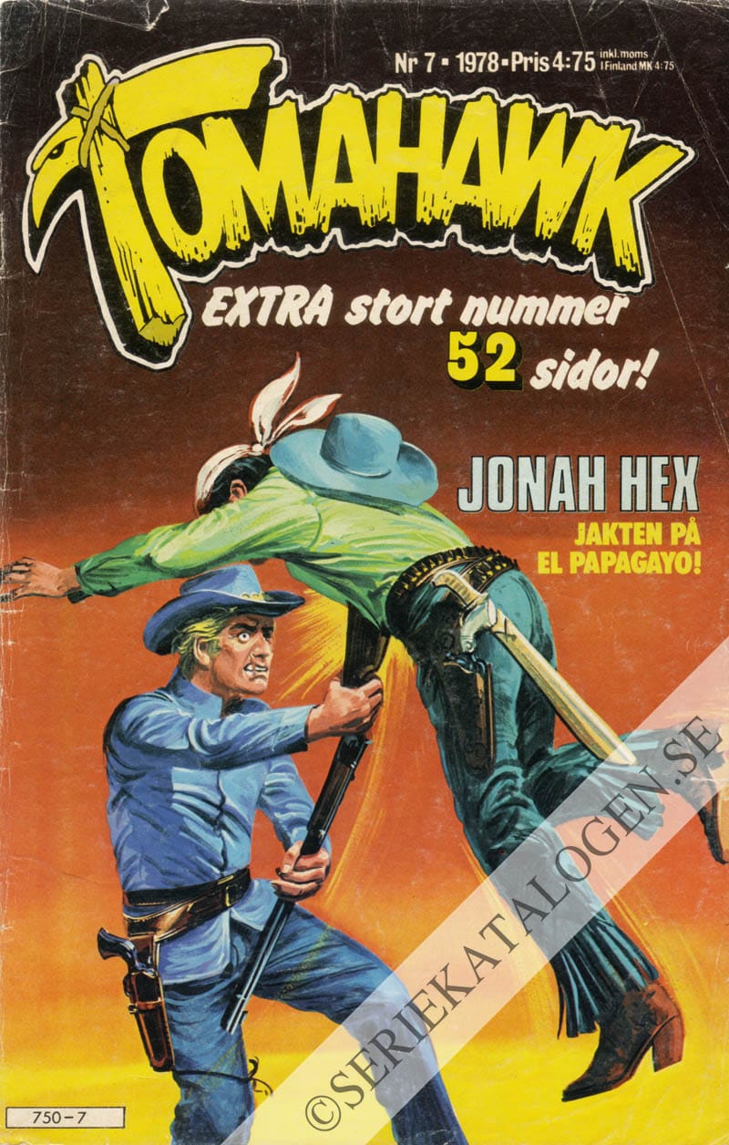 Framsida på Tomahawk #7 (1978)