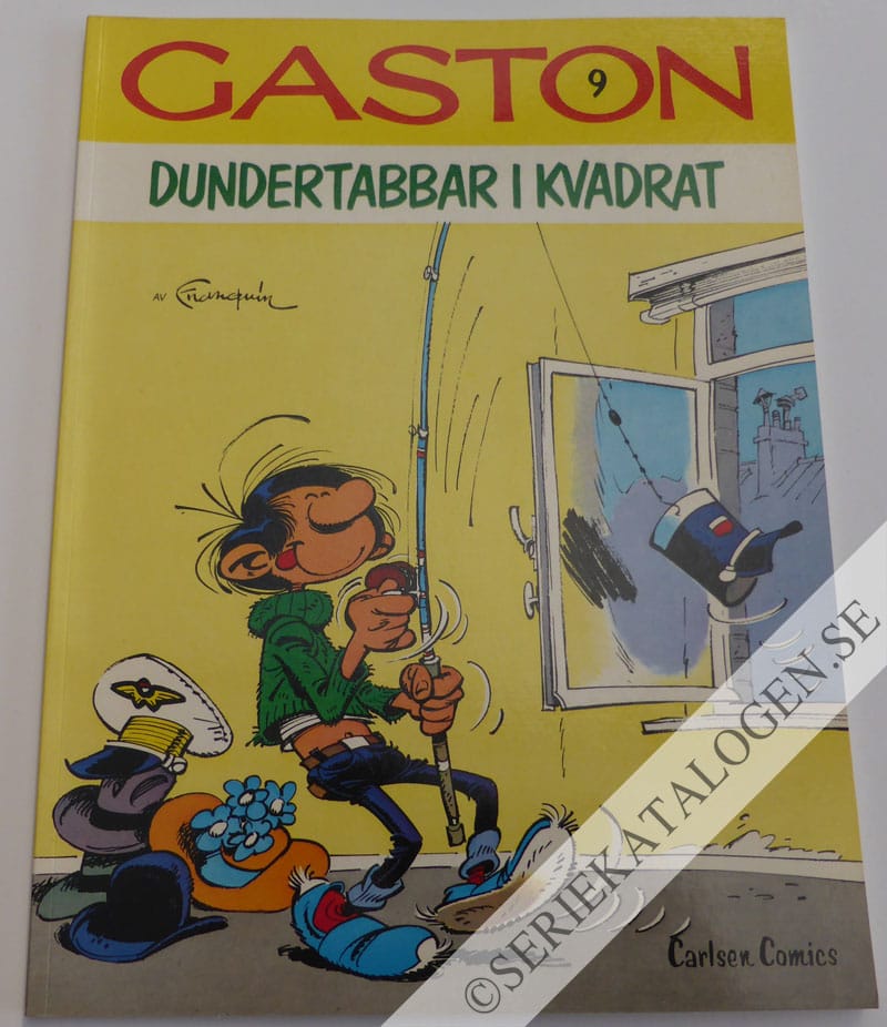 Framsida på Gaston Dundertabbar i kvadrat (1980)