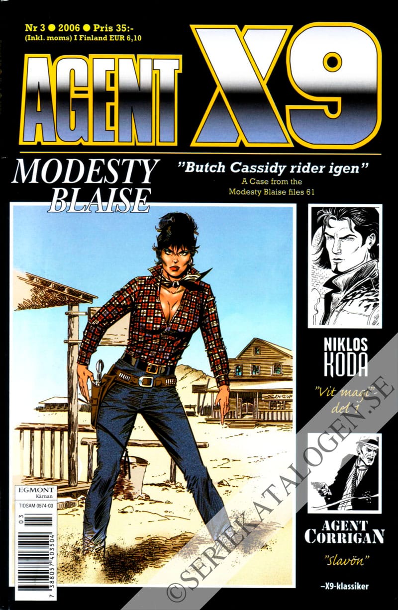 Framsida på Agent X9 #3 (2006)