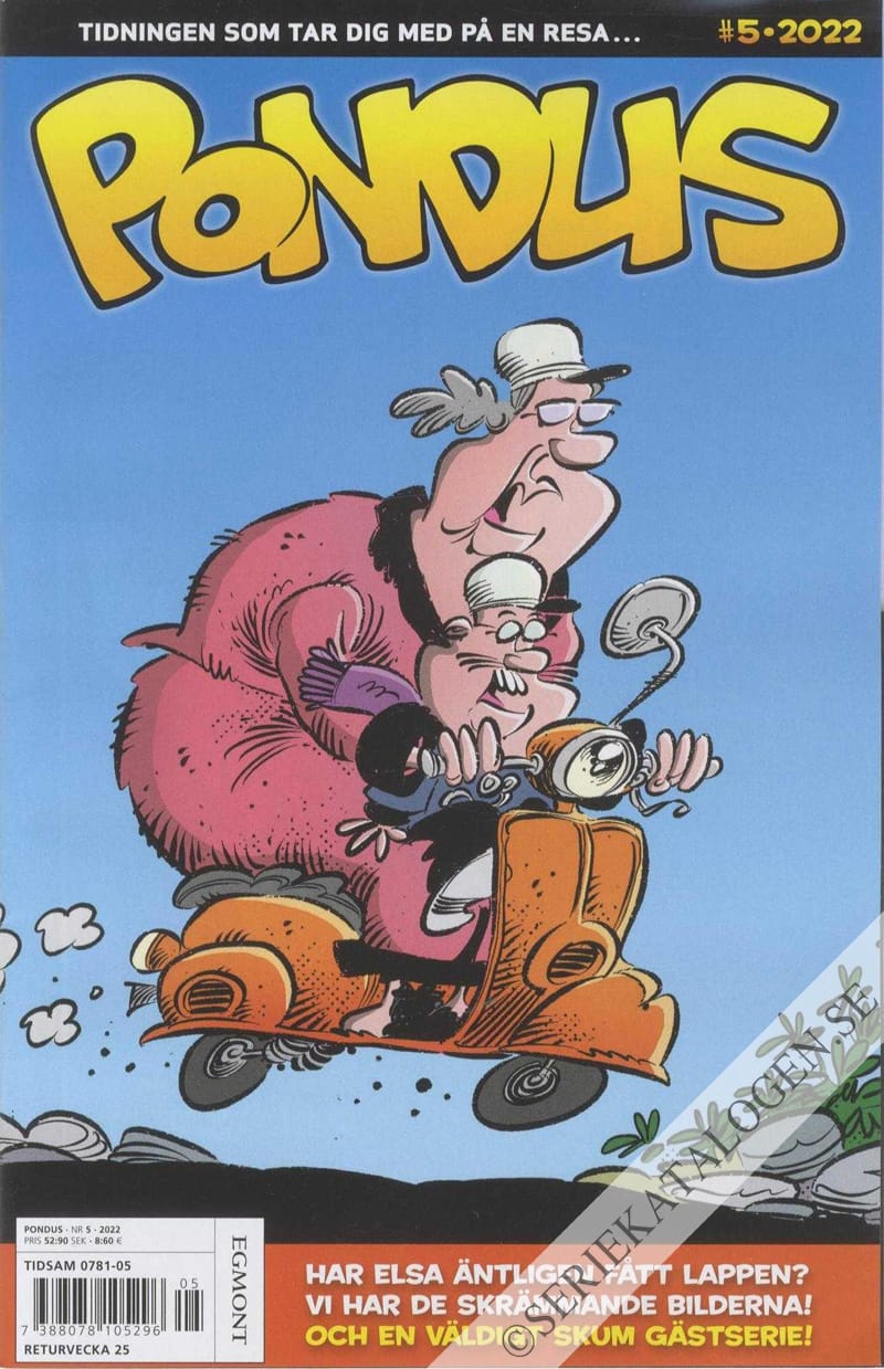 Framsida på Pondus #5 (2022)