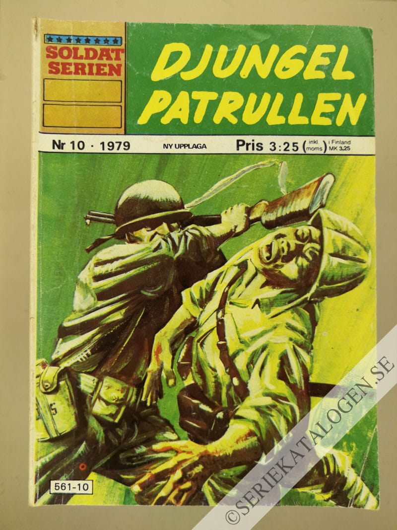 Framsida på Soldatserien #10 - Djungelpatrullen (1979)