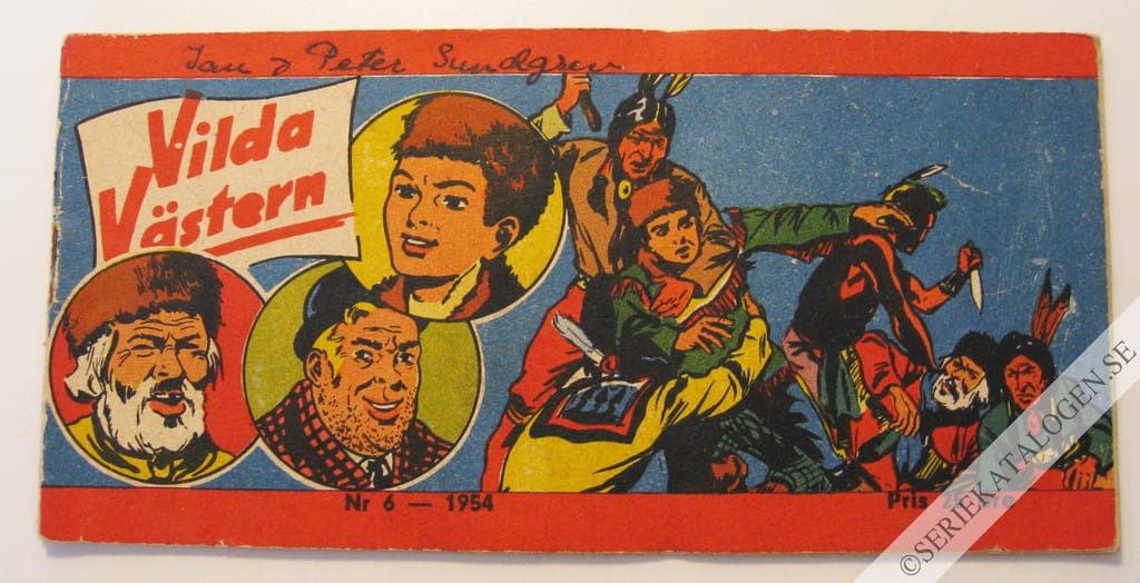 Framsida på Vilda Västern #6 (1954)