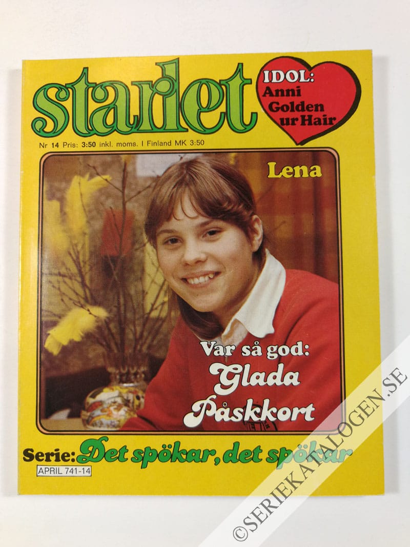 Framsida på Starlet #14 (1980)