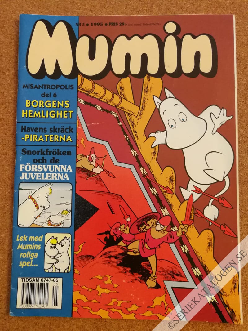 Framsida på Muminmagasinet #5 (1995)