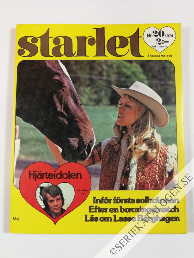 Framsida på Starlet #20 (1974)