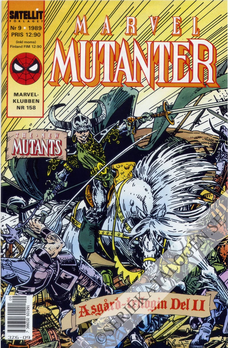 Framsida på Marvel mutanter #9 (1989)