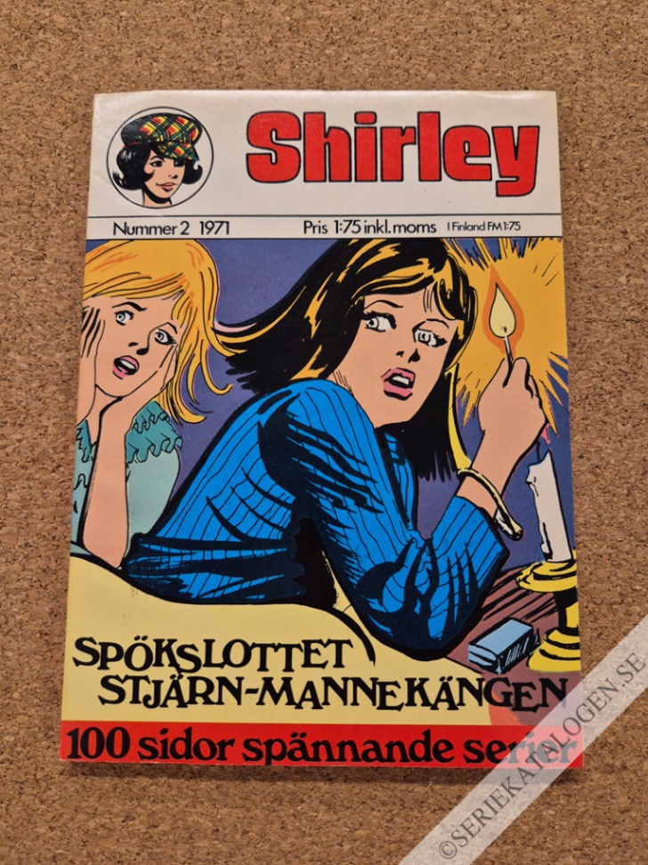 Framsida på Shirley Spökslottet/Stjärn-mannekängen (1971)