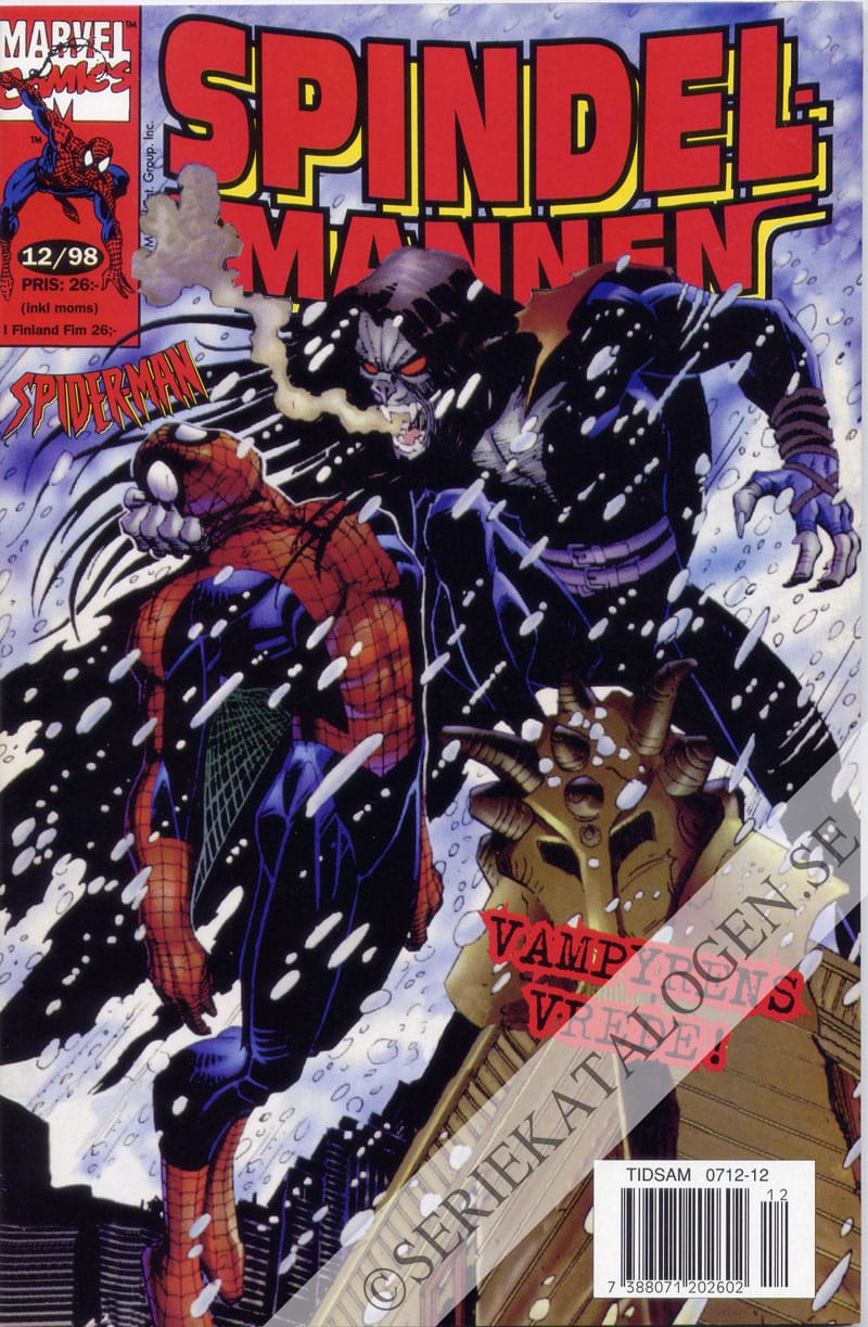 Framsida på Spindelmannen #12 (1998)