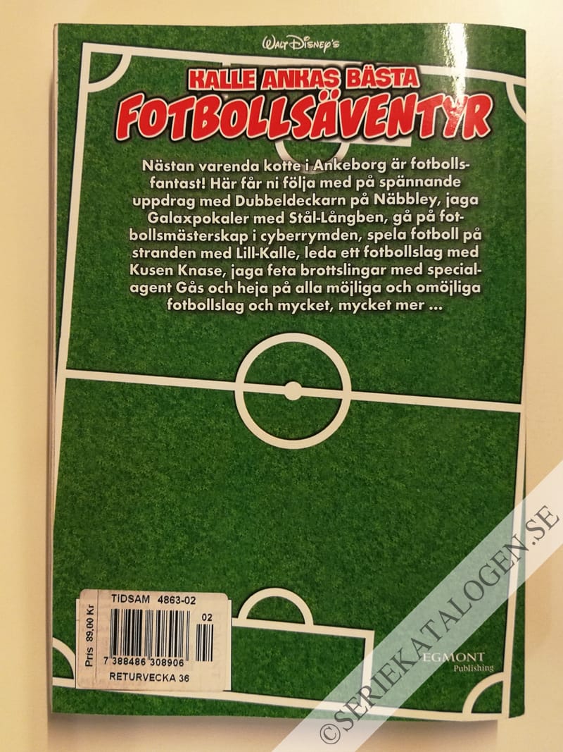 Baksida på Fotbollsäventyr - Bucklan till Ankeborg! (2018)