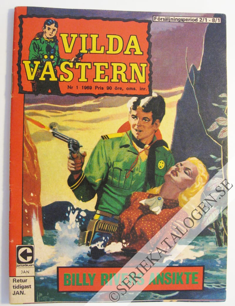 Framsida på Vilda Västern #1 (1969)