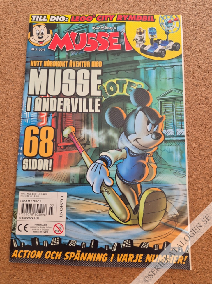 Framsida på Musse Pigg & C:o #3 (2019)