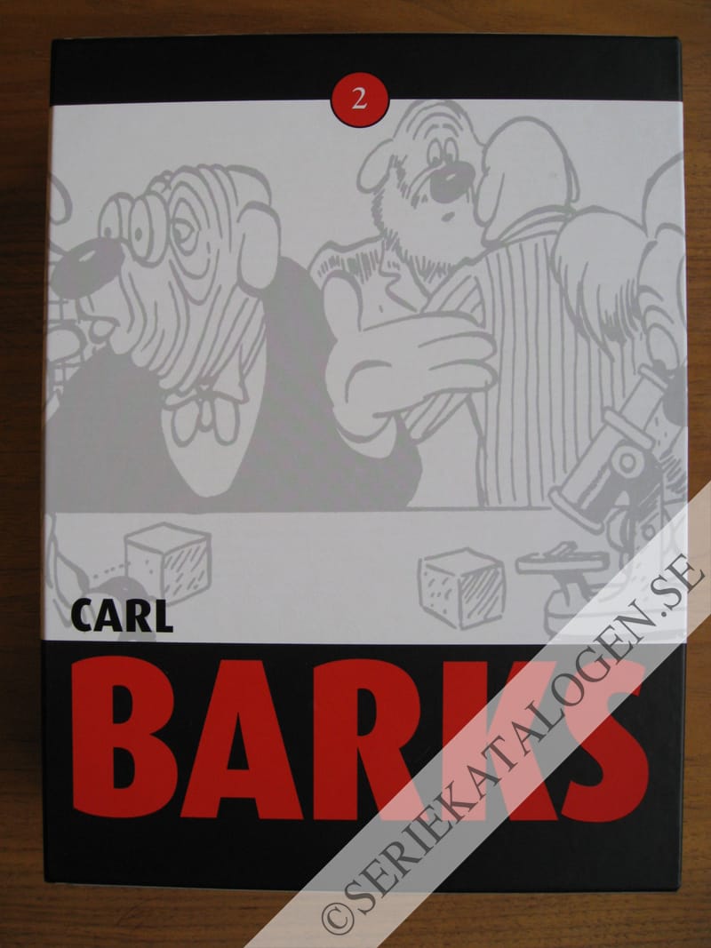Framsida på Carl Barks samlade verk Box2 (2005)