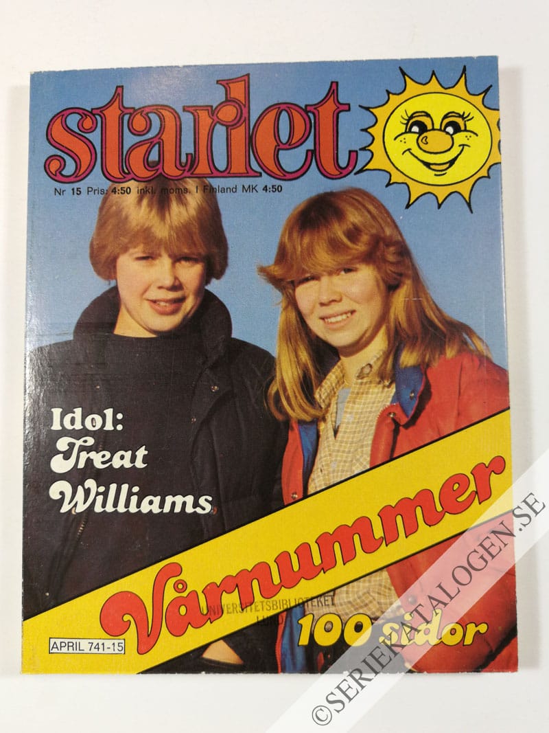 Framsida på Starlet #15 (1980)