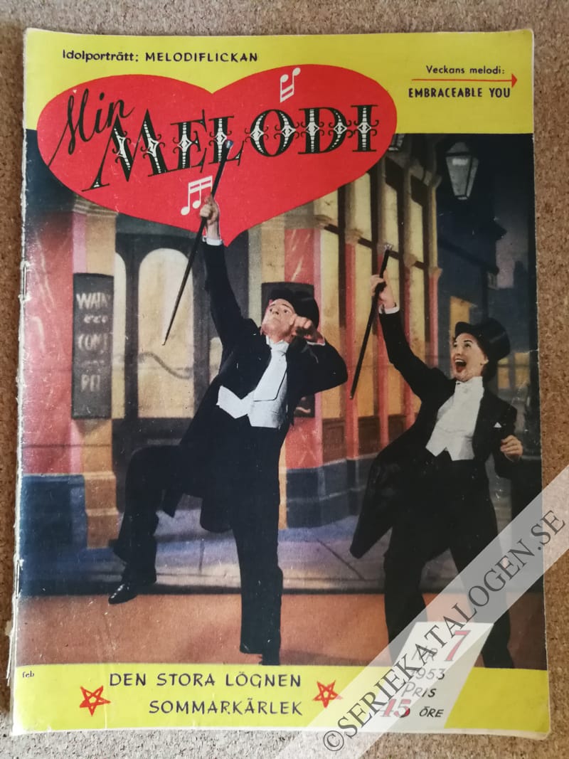 Framsida på Min melodi #7 (1953)
