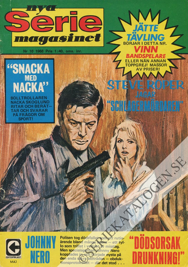Framsida på Seriemagasinet #10 (1968)