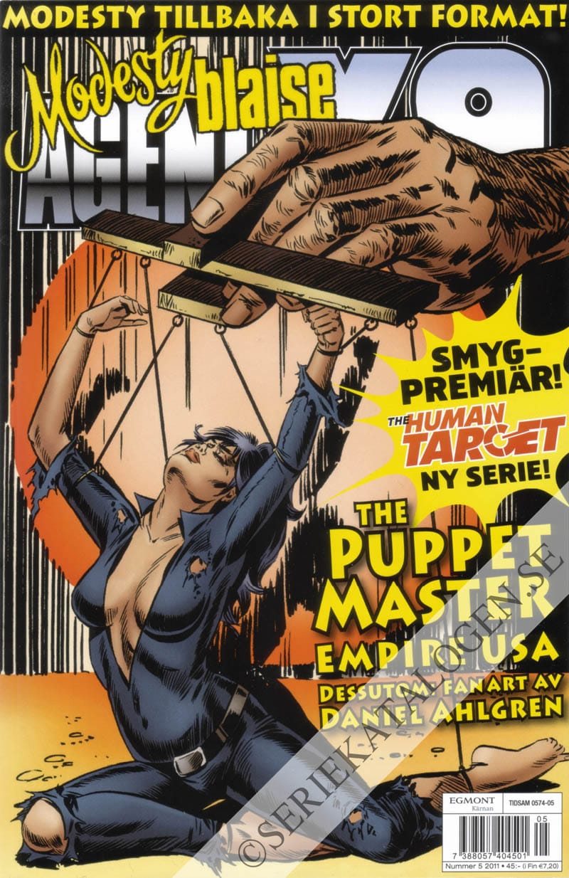 Framsida på Agent X9 #5 (2011)