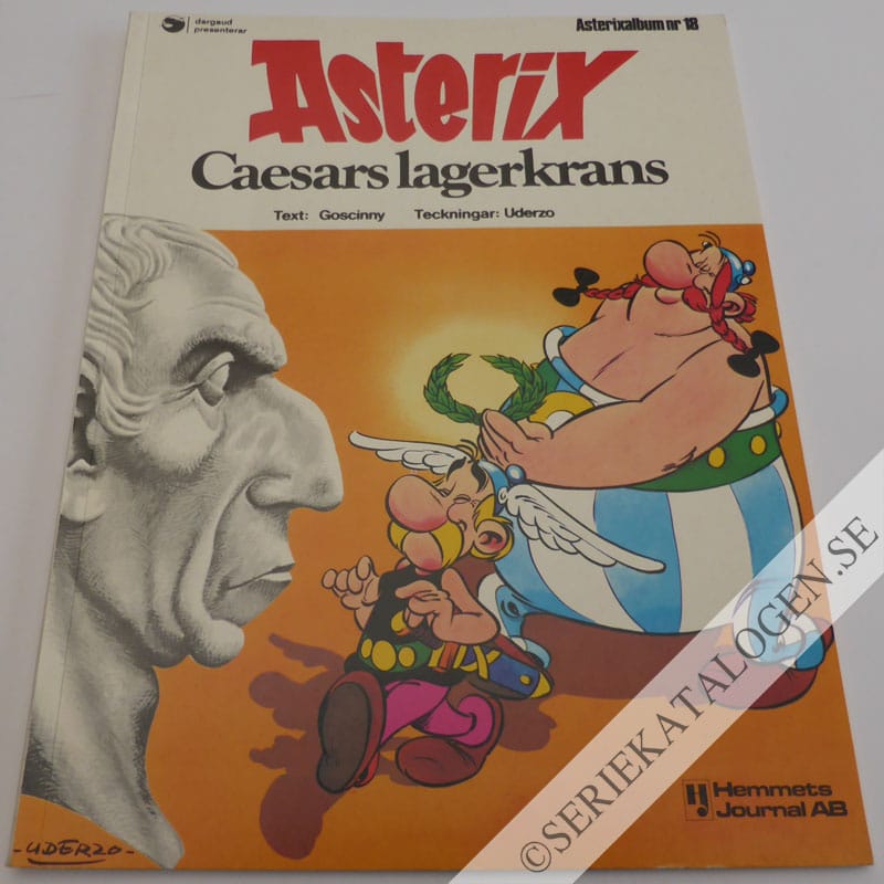 Framsida på Asterix Caesars lagerkrans (1976)