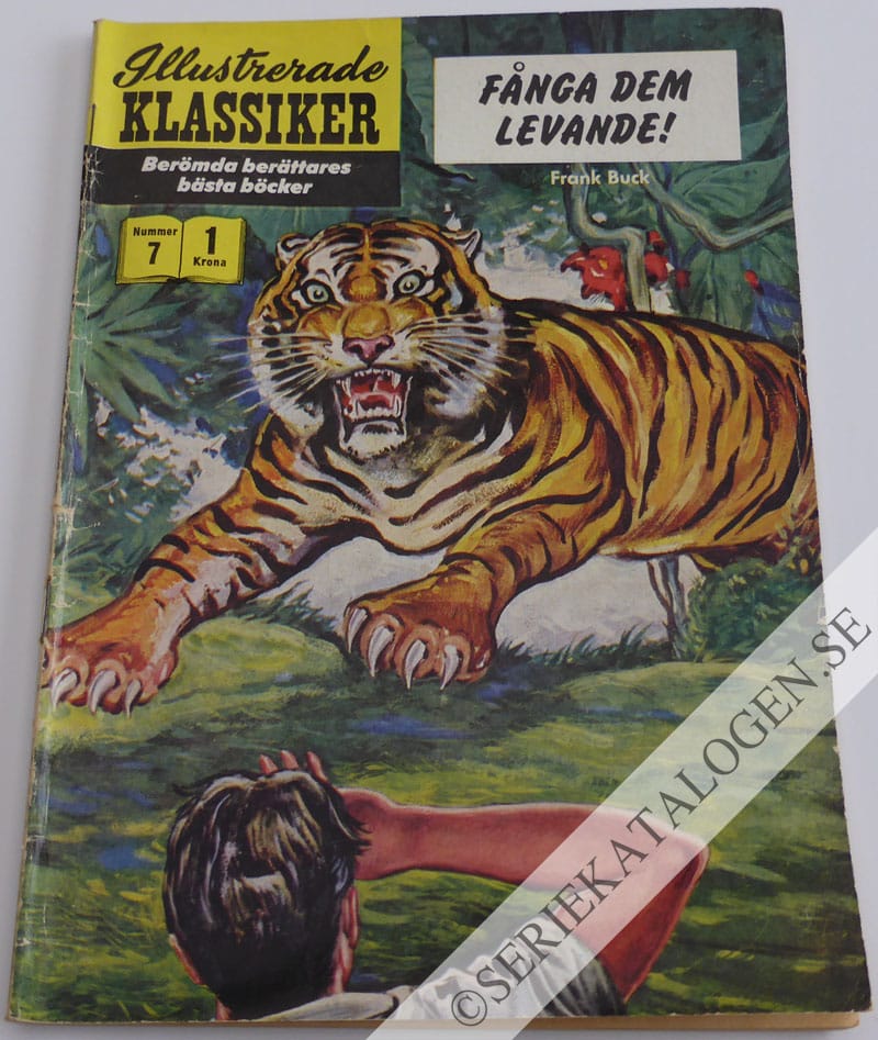 Framsida på Illustrerade Klassiker Fånga dem levande! (1956)