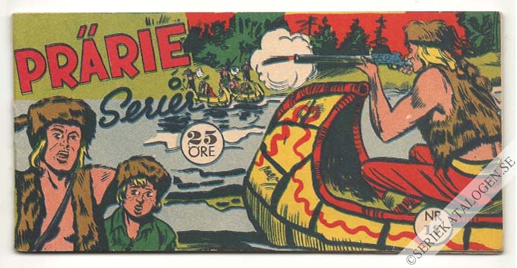 Framsida på Prärie-serier #17 (1957)