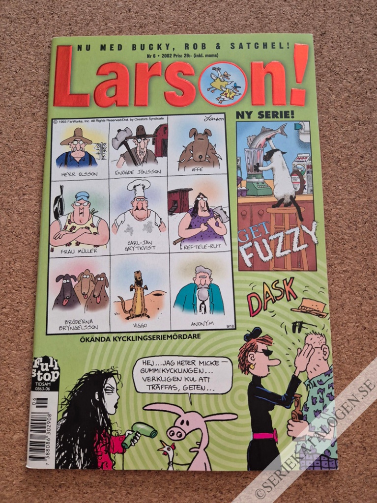 Framsida på Larson! #6 (2002)