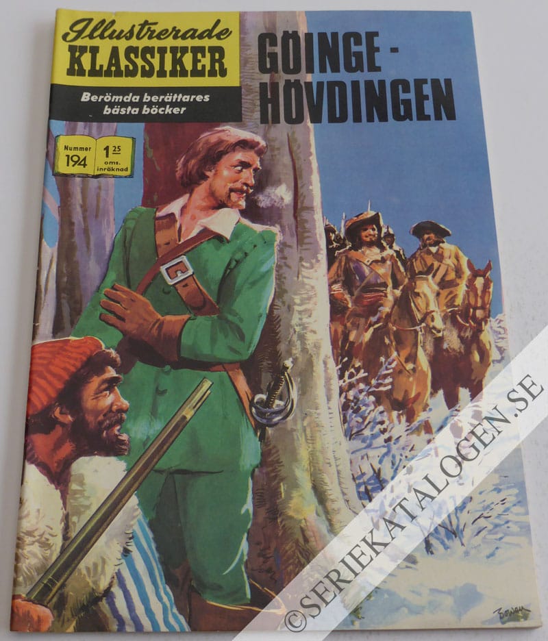 Framsida på Illustrerade Klassiker #194 - Göingehövdingen (1967)